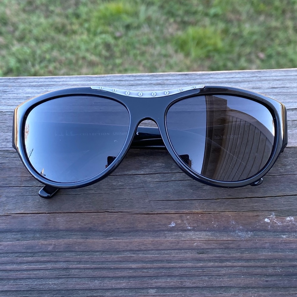 Nicole Miller Utilitarian Black Onyx Sunglasses - Picture 2 of 10